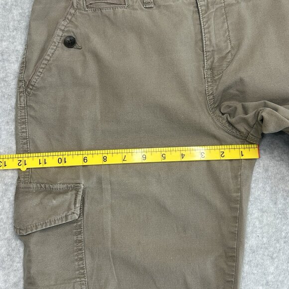 SONOMA LIFE + STYLE Capri Pants 8 Beige Khaki Modern Fit Cargo Cotton Stretch - Picture 10 of 15